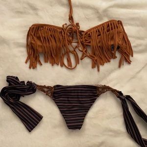 Vintage acacia set